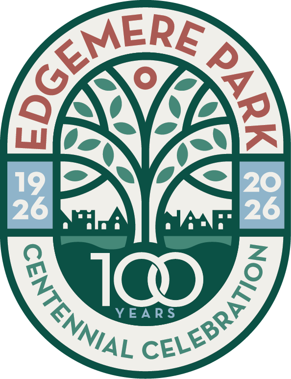 Edgemere Park 100th Anniversary Logo